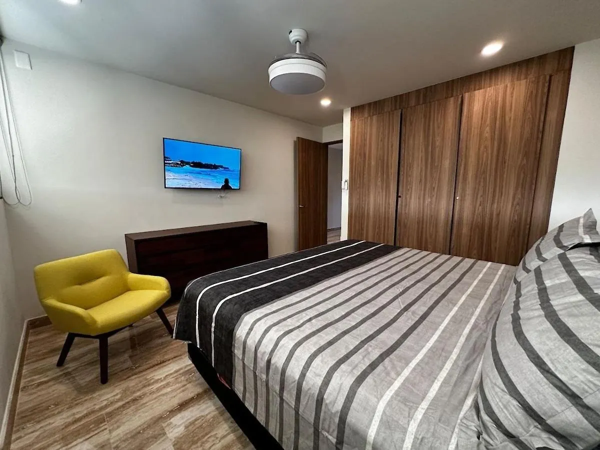 펜션 Awa Torre D 2 Habitaciones 신데 델 카르멘 멕시코